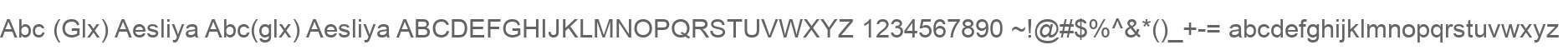 Abc (Glx) Aesliya Abc(glx) Aesliya