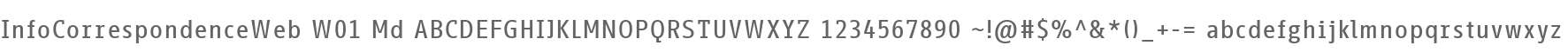 InfoCorrespondenceWeb W01 Md