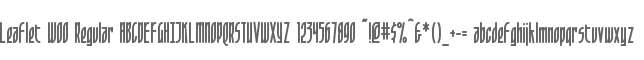 Leaflet W00 Regular