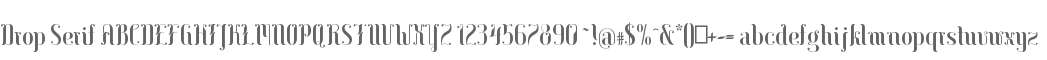 Drop Serif