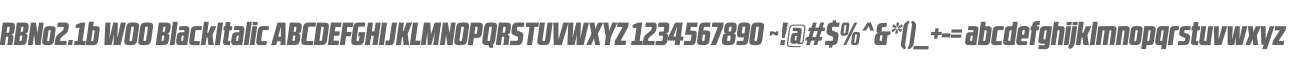 RBNo2.1b W00 BlackItalic