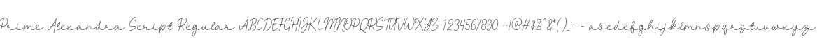 Prime Alexandra Script