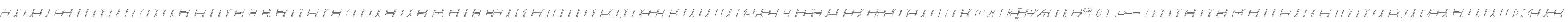 Joy Shark Outline Italic
