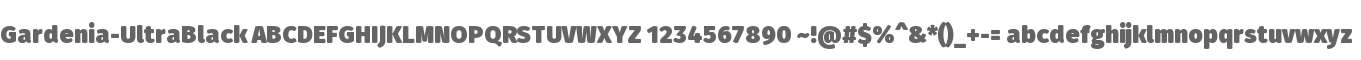 Gardenia UltraBlack