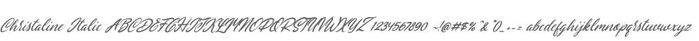Christaline Italic