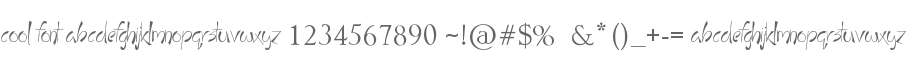 cool font