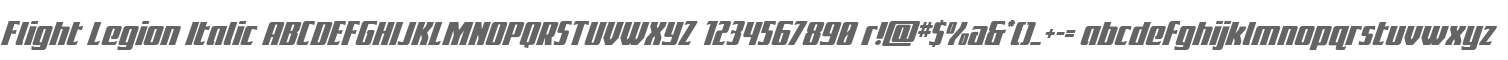 Flight Legion Italic