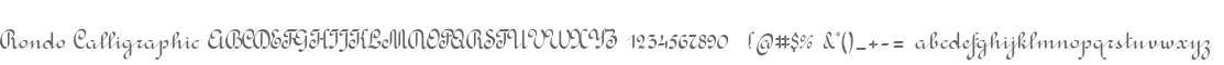 Rondo Calligraphic