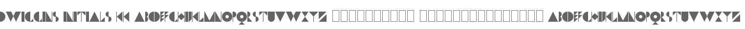 Dwiggins Initials KK