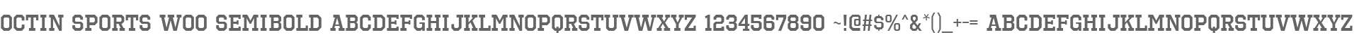 Octin Sports W00 SemiBold