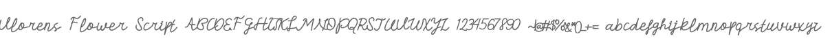 Vlorens Flower Script