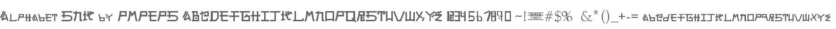 Alphabet SNK by PMPEPS