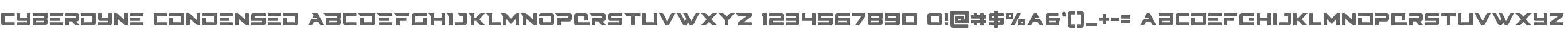 Cyberdyne Condensed