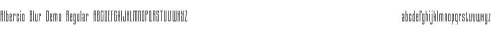 Albercio Blur Demo