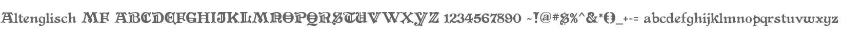 Altenglisch MF
