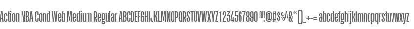 Action NBA Cond Web Medium Regular