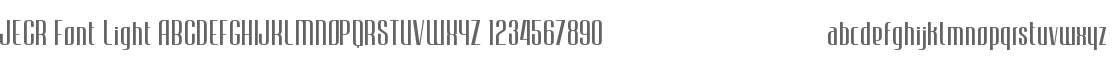 JECR Font Light