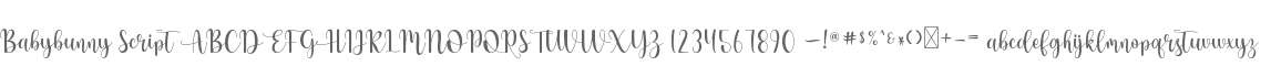 Babybunny Script