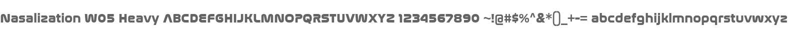 Nasalization W05 Heavy
