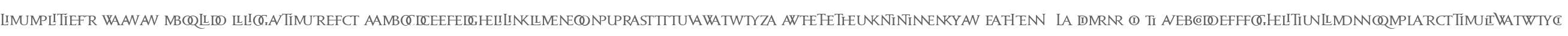 Jupiter W00 Bold Ligatures