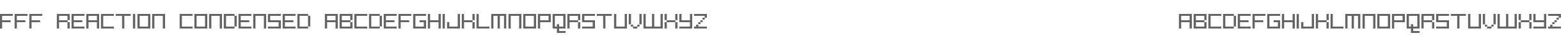 FFF Reaction Condensed
