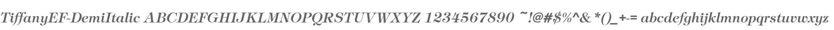 TiffanyEF-DemiItalic