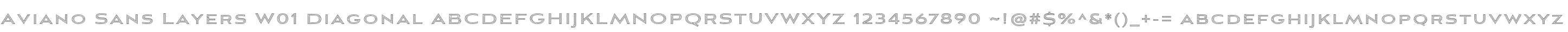 Aviano Sans Layers W01 Diagonal