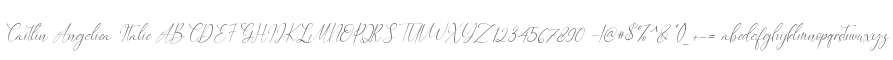 Caitlin Angelica Italic