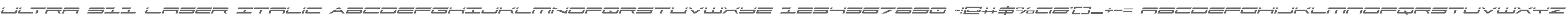 Ultra 911 Laser Italic