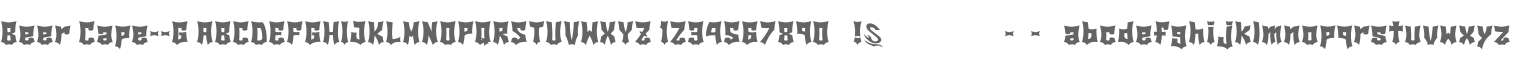 Beer Cape__G