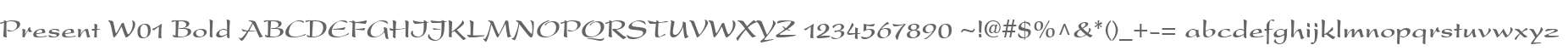 Present W01 Bold