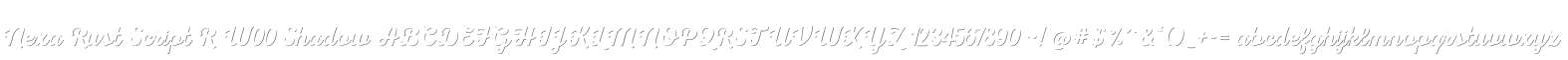 Nexa Rust Script R W00 Shadow
