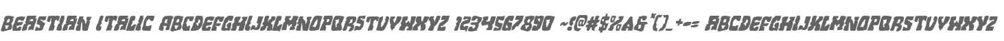 Beastian Italic