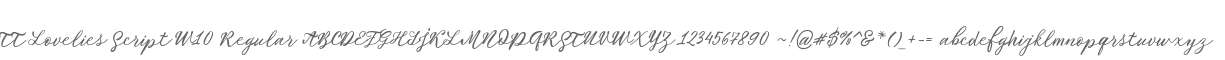 TT Lovelies Script W10 Regular
