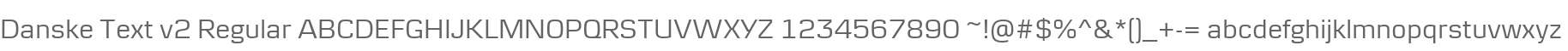 Danske Text v2 Regular