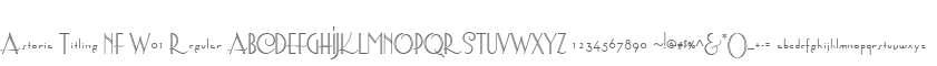 Astoria Titling NF W01 Regular