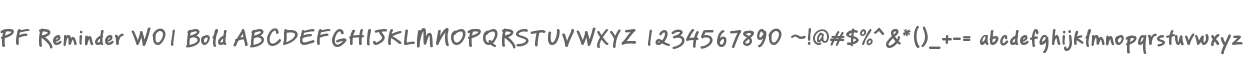 PF Reminder W01 Bold