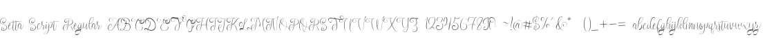 Setta Script Regular