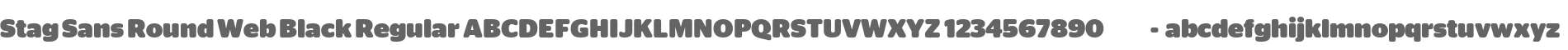 Stag Sans Round Web Black Regular