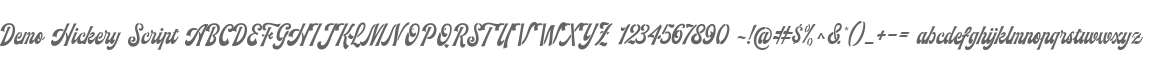 Demo Hickery Script