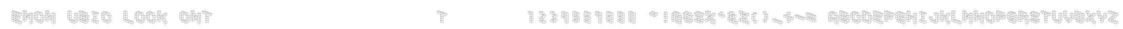 DemonCubicBlockFont
