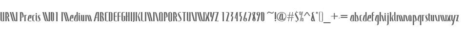URW Precis W01 Medium