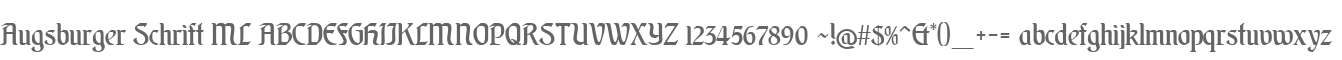 Augsburger Schrift ML