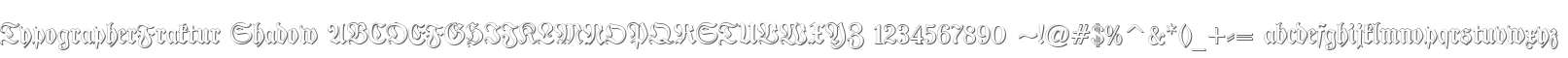 TypographerFraktur Shadow V1