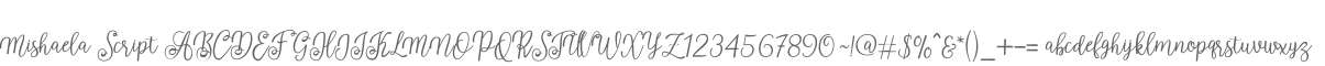 Mishaela Script