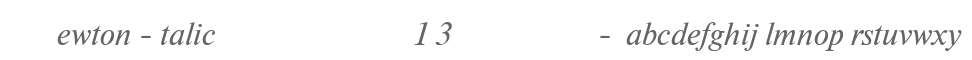 MMNIPN+NewtonC-Italic