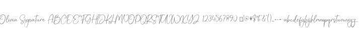 Olivia Signature