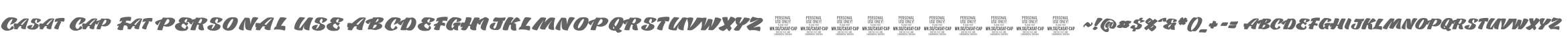 Casat Cap Fat PERSONAL USE