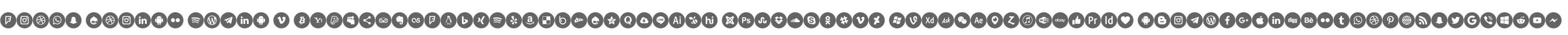 Icons Social Media 9