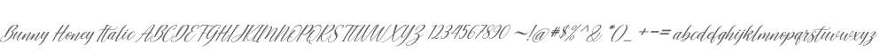 Bunny Honey Italic